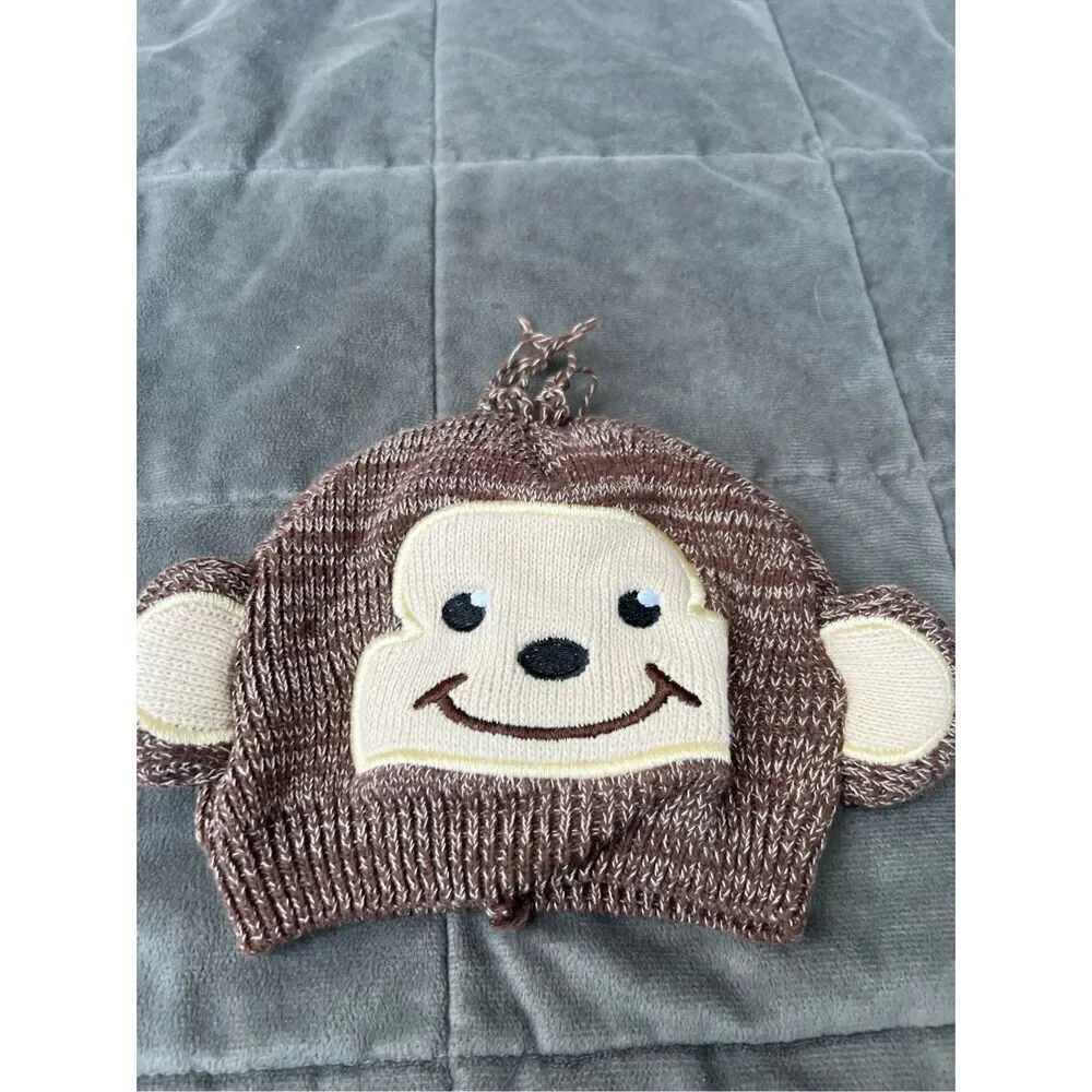 Monkey Baby Hat - Picture 2 of 5